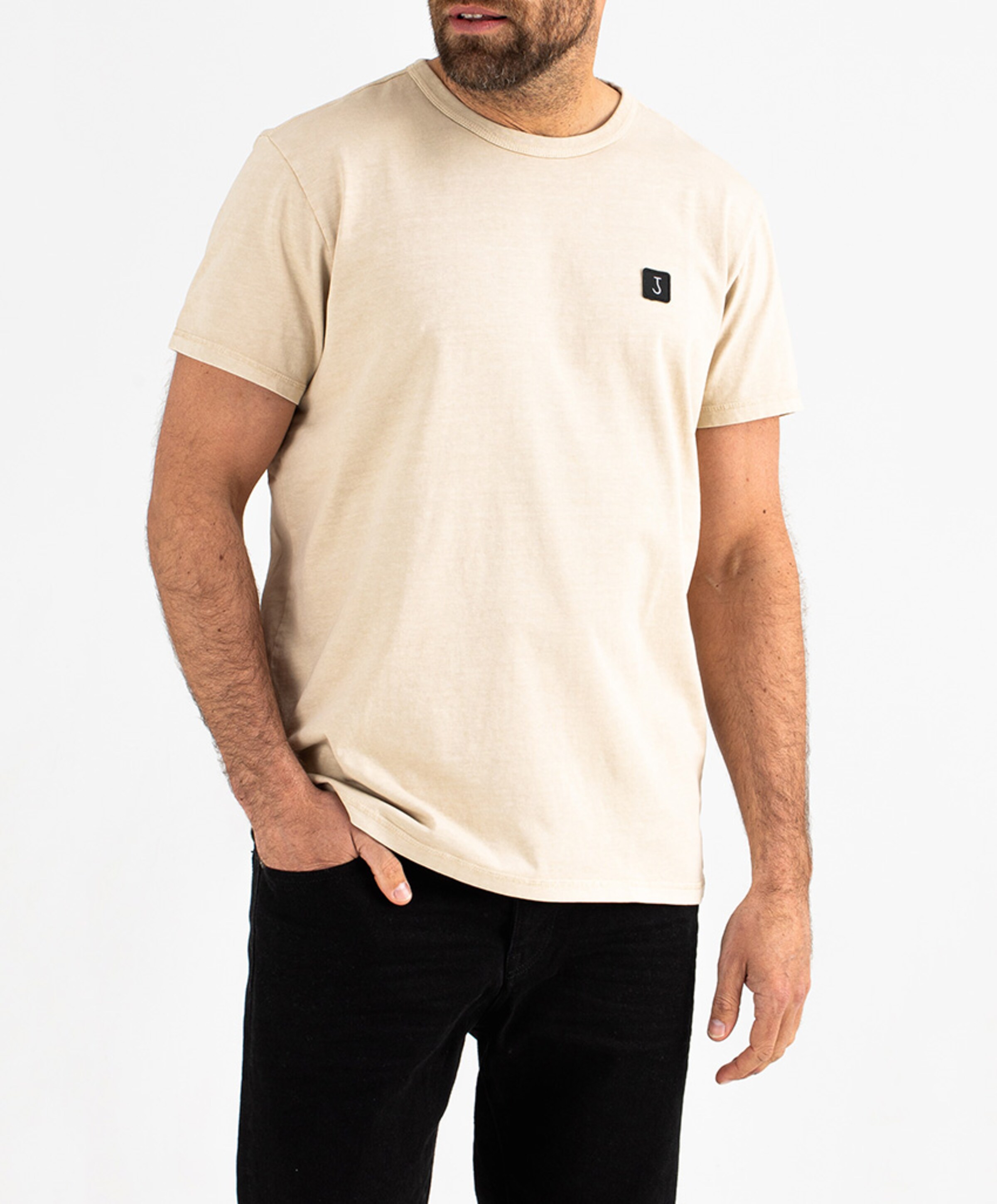 Butcher of Blue Heren T-shirt beige