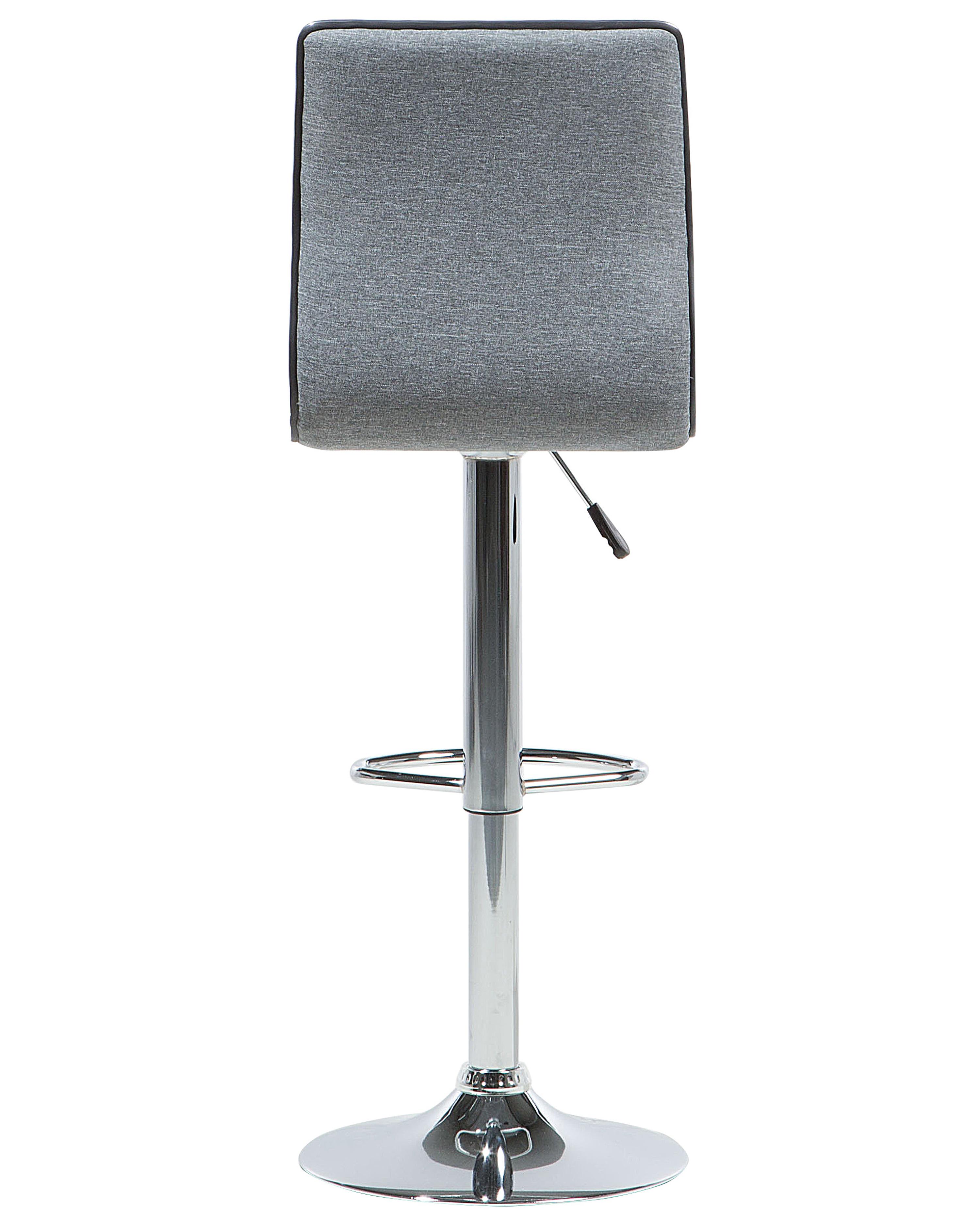 Set van 2 barstoelen LUCERNE draaibaar Grijs