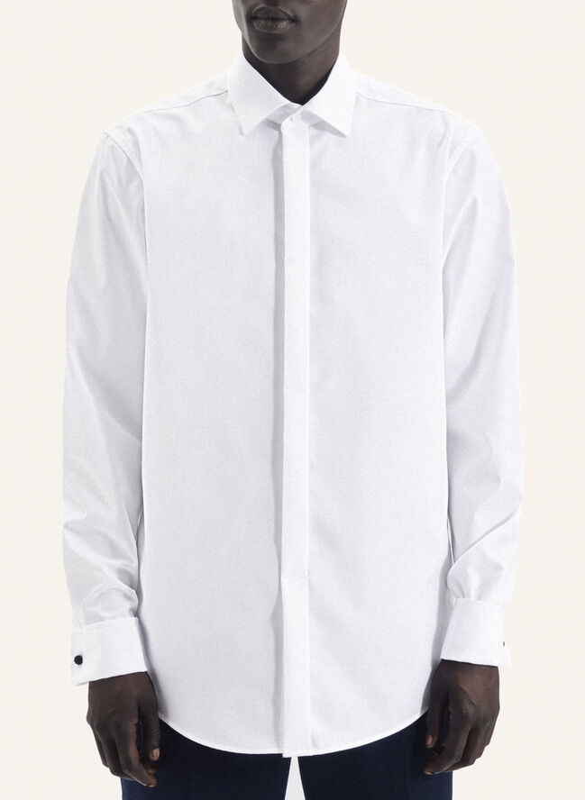 Seidensticker Gala Shirt Regular Long sleeve Kent-Collar Uni White