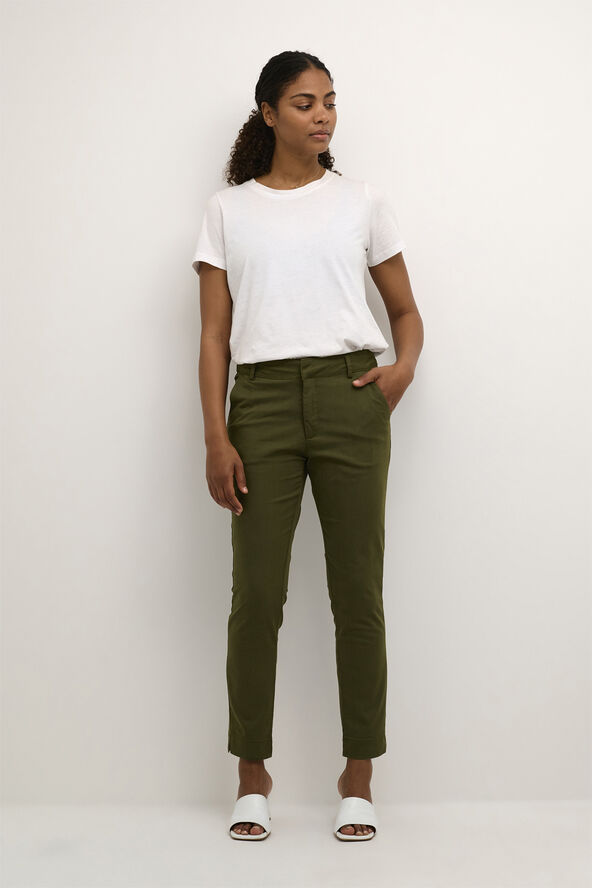 Kaffe KAlea Chino Pant Grape leaf