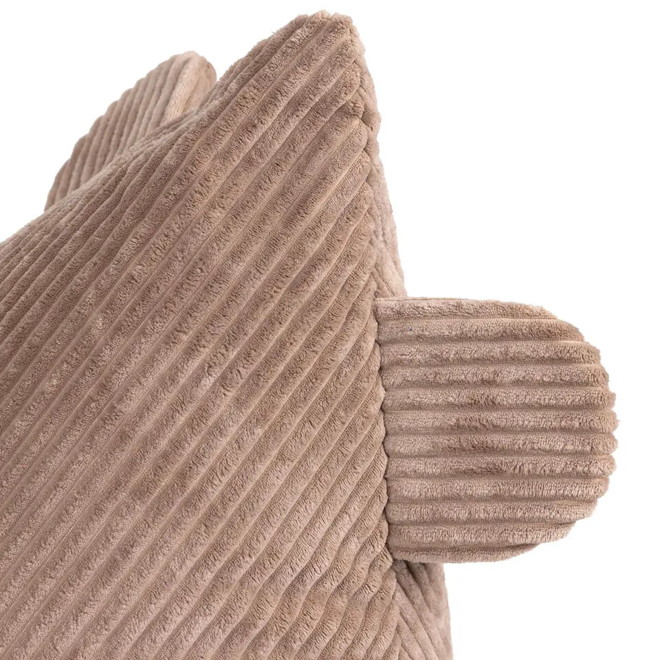 icon - Kinderzitzak Stoel Teddybeer - Ribfluweel - Bruin