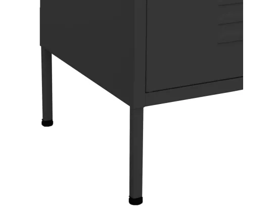 Armoire de rangement Anthracite 80x35x101,5 cm Acier