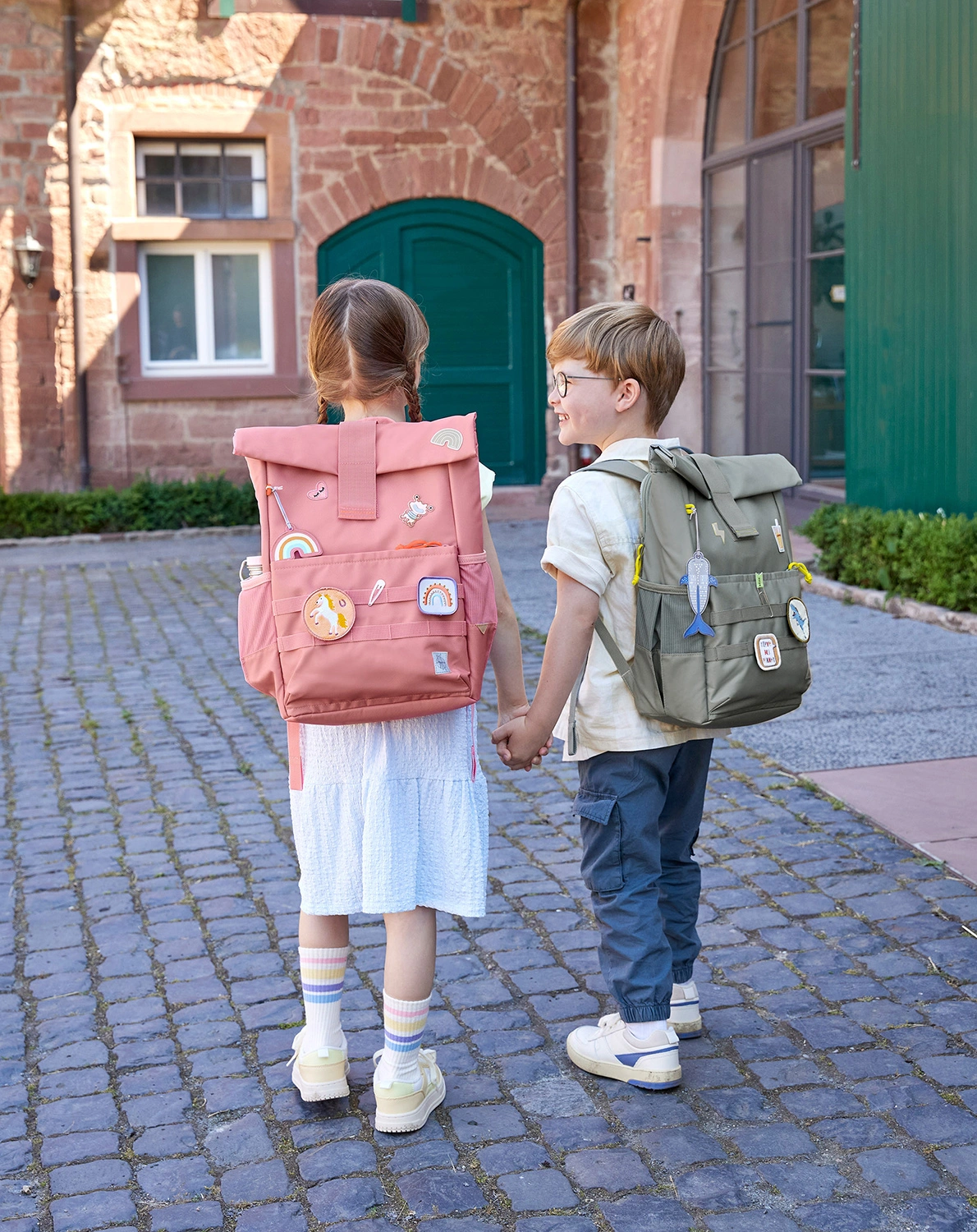Kinderrucksack ROLLTOP (26,5x15x39) in grün