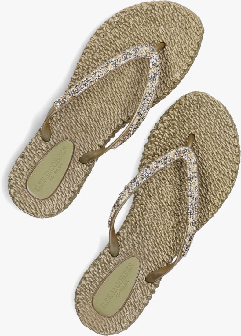 ILSE JACOBSEN gouden ilse jacobsen teenslippers cheerful03