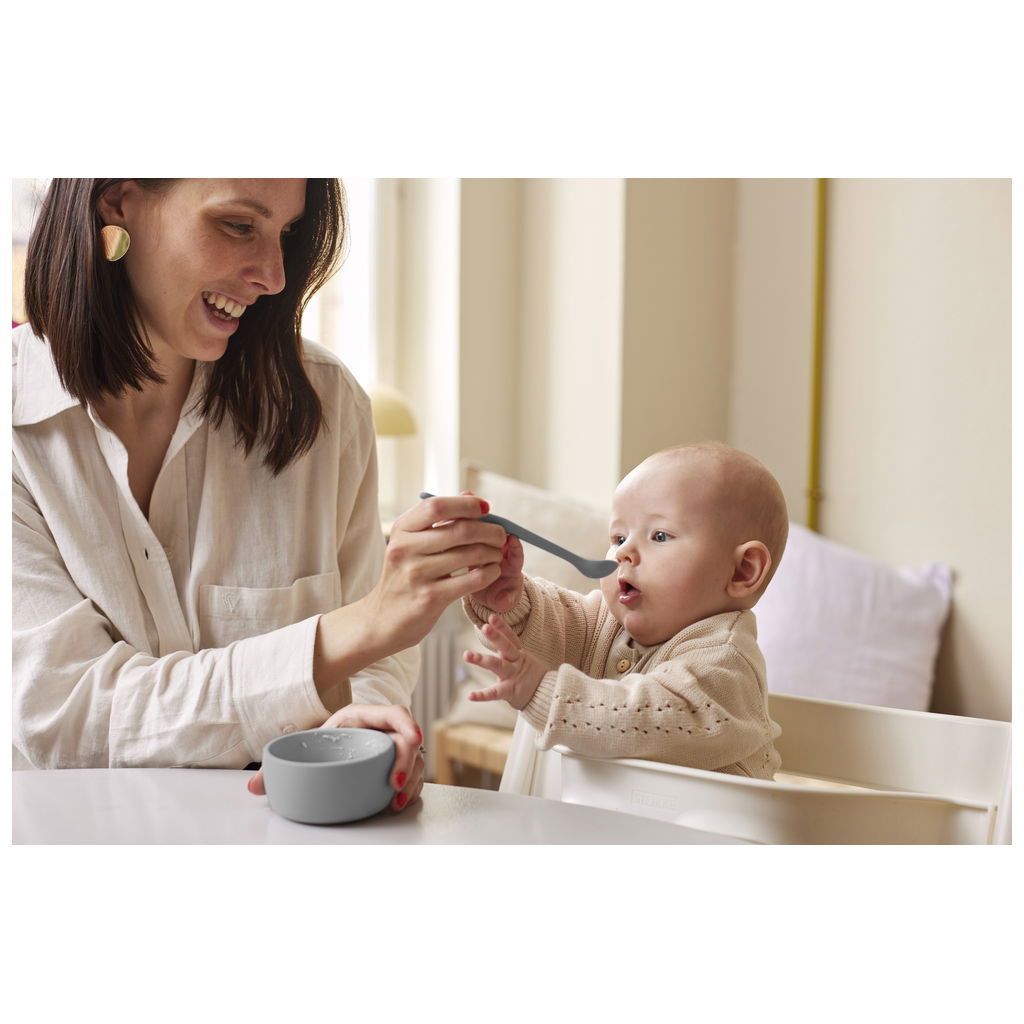 Everyday BabyEveryday Baby   2er Set Silikonschälchen quiet grey