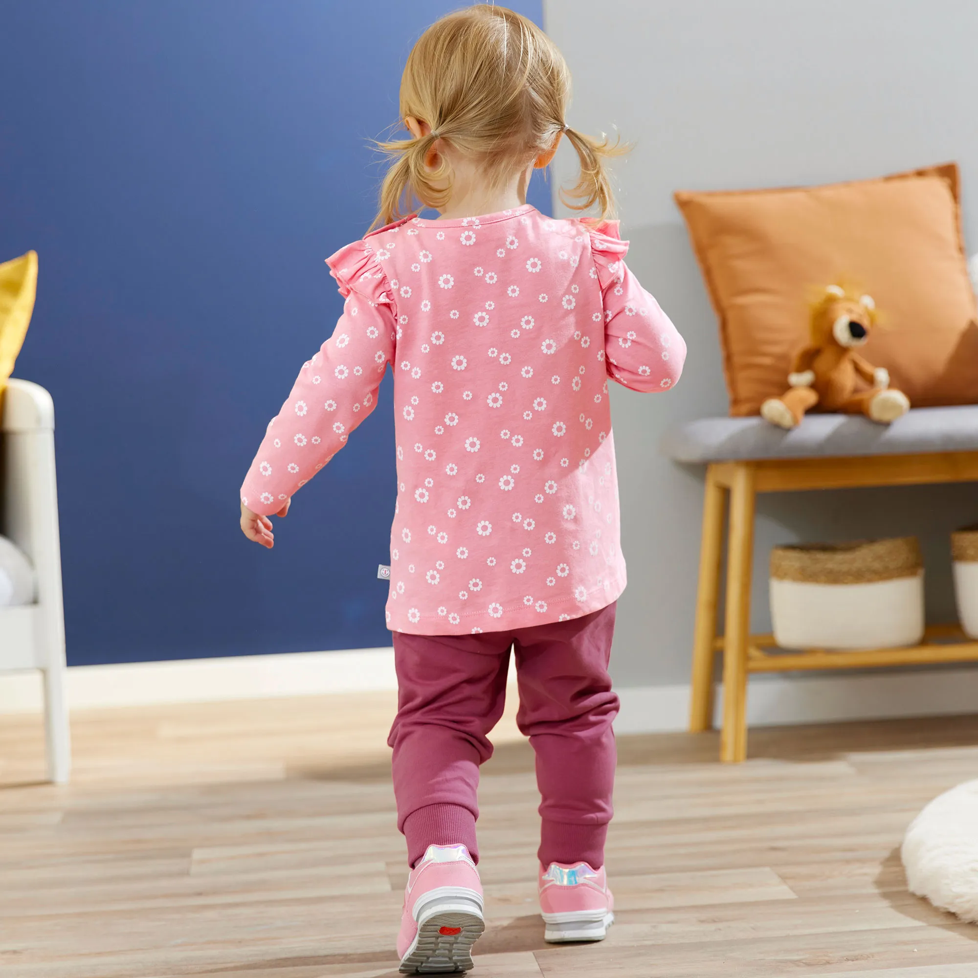 Baby-Mädchen-Jogginghose mit Kordeln