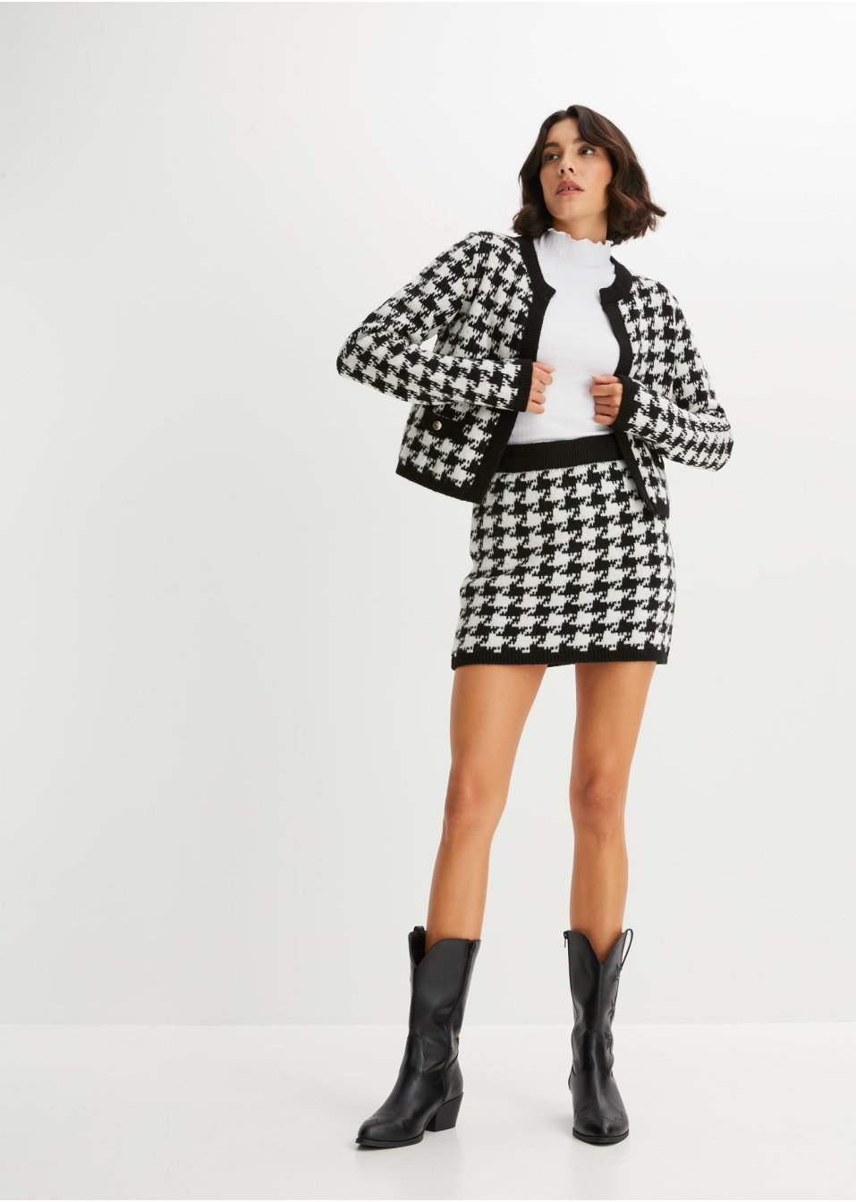 Gilet en maille jacquard
