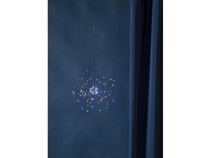 Star Trading Hänger Firework, 120 LED, 26 cm, indoor Hängedekoration in Feuerwerksform