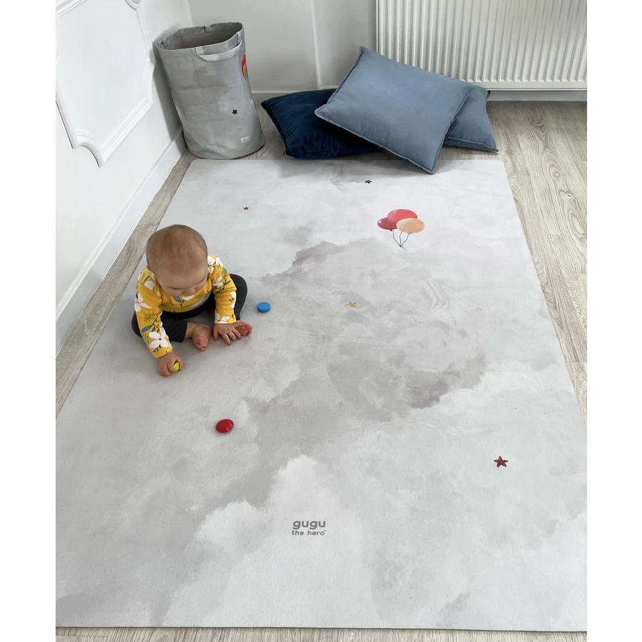 gugu the hero Spielmatte aus Naturkautschuk PRIME Baloon Dream 118 x 180 cm