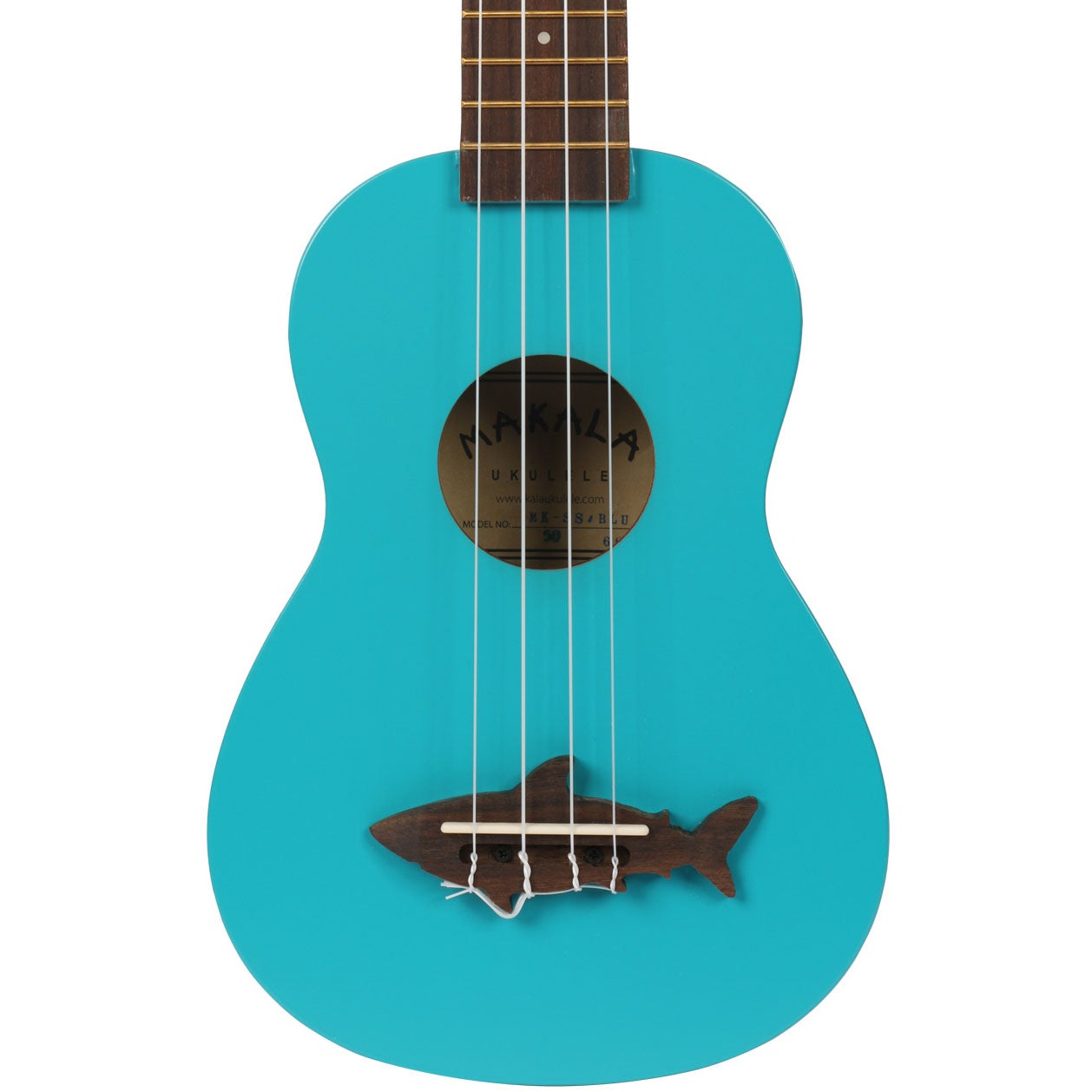 Kala MK-SS-BLU Makala Shark sopraan ukelele blauw