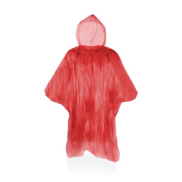 Poncho / Capa Impermeável Chuva Criança Vermelho