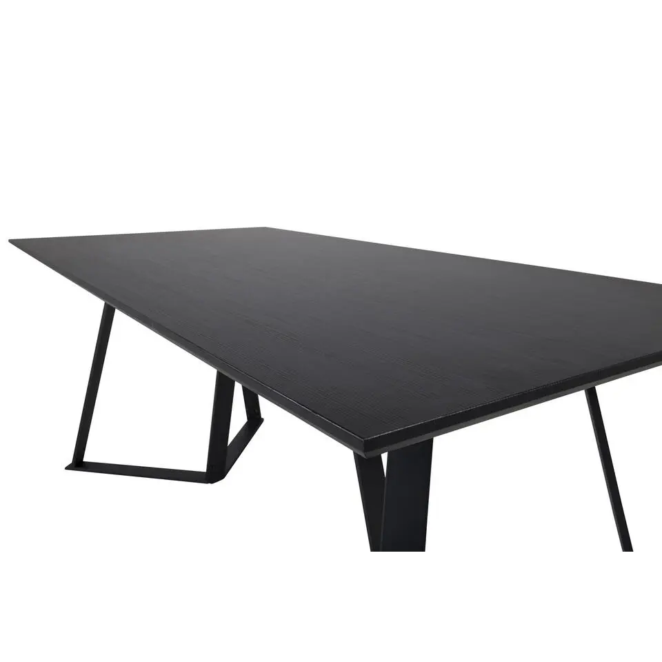 Eettafel Zwart Hout - 180x90x75cm - Marina