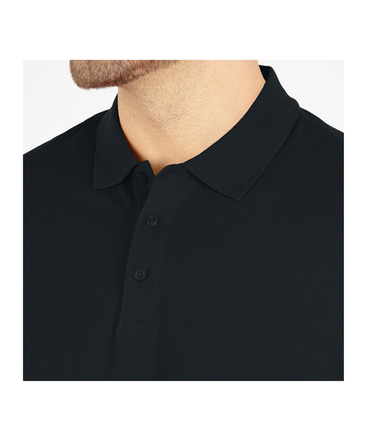 JAKO Doubletex Poloshirt Schwarz F800