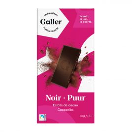 Galler Pure chocolade 70% cacaokorrels reep