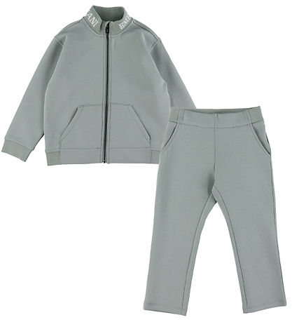 Emporio Armani Cardigan/Bukser - Sølver Blue