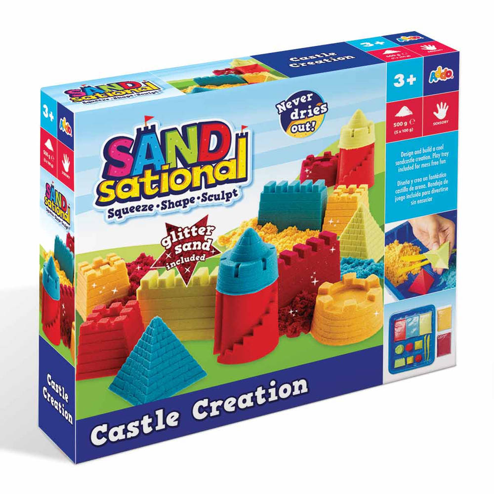 Sandsational kasteel creatie magisch zand