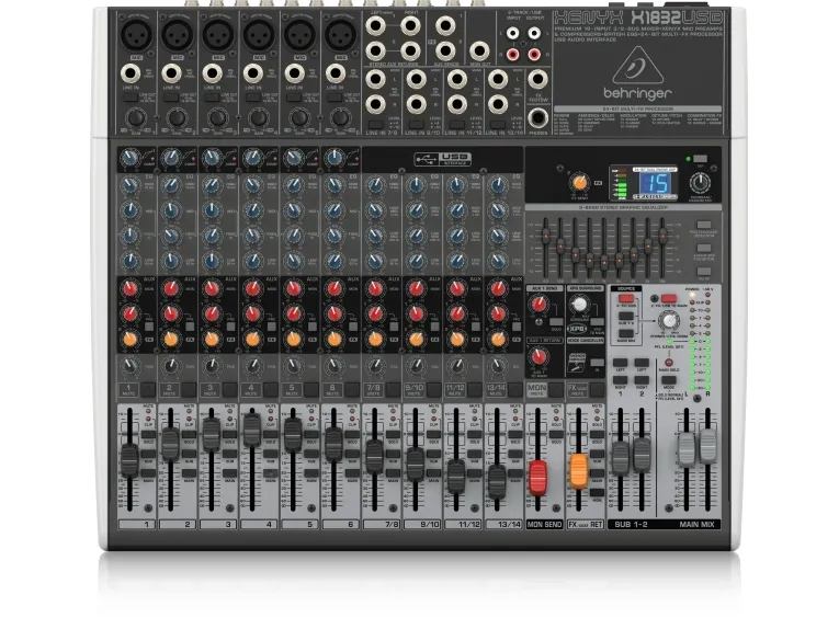 Behringer X1832USB, 18 kanaler