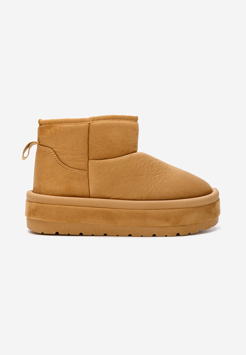 Bottes à plateforme chameau Libby