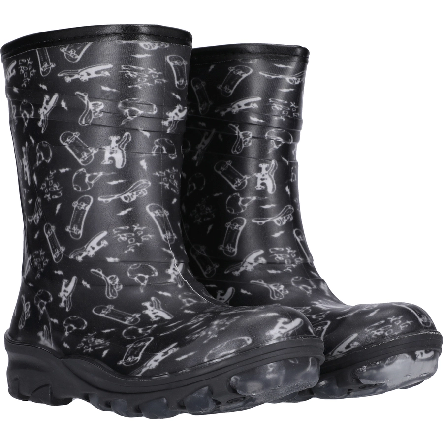 ZigZag Gummistiefel Cenerki kids 1001 Black