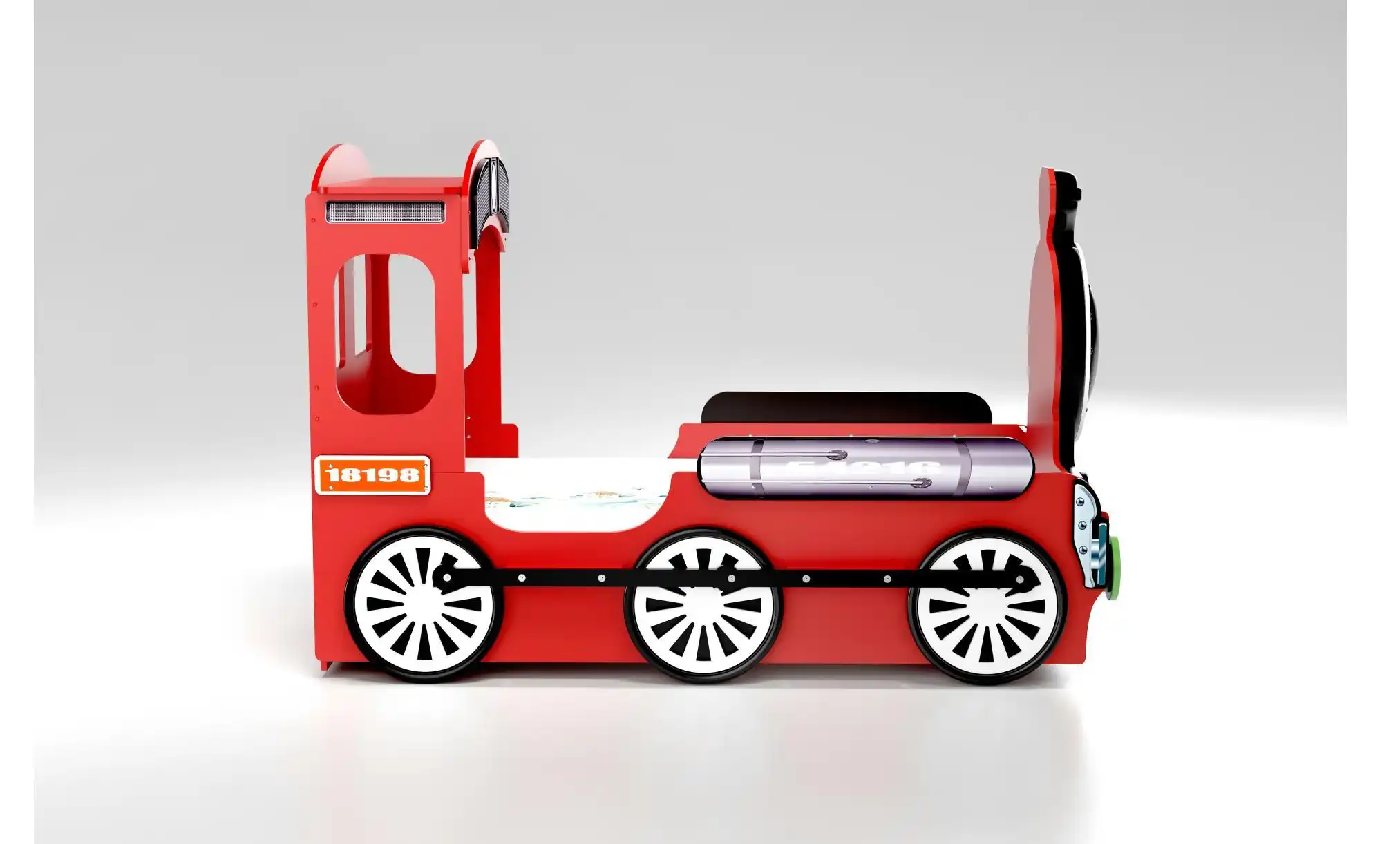 Autobett Lokomotive