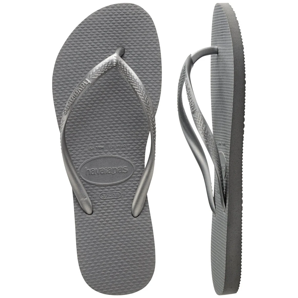 Havaianas  Slim Klipklapper - Steel Grey
