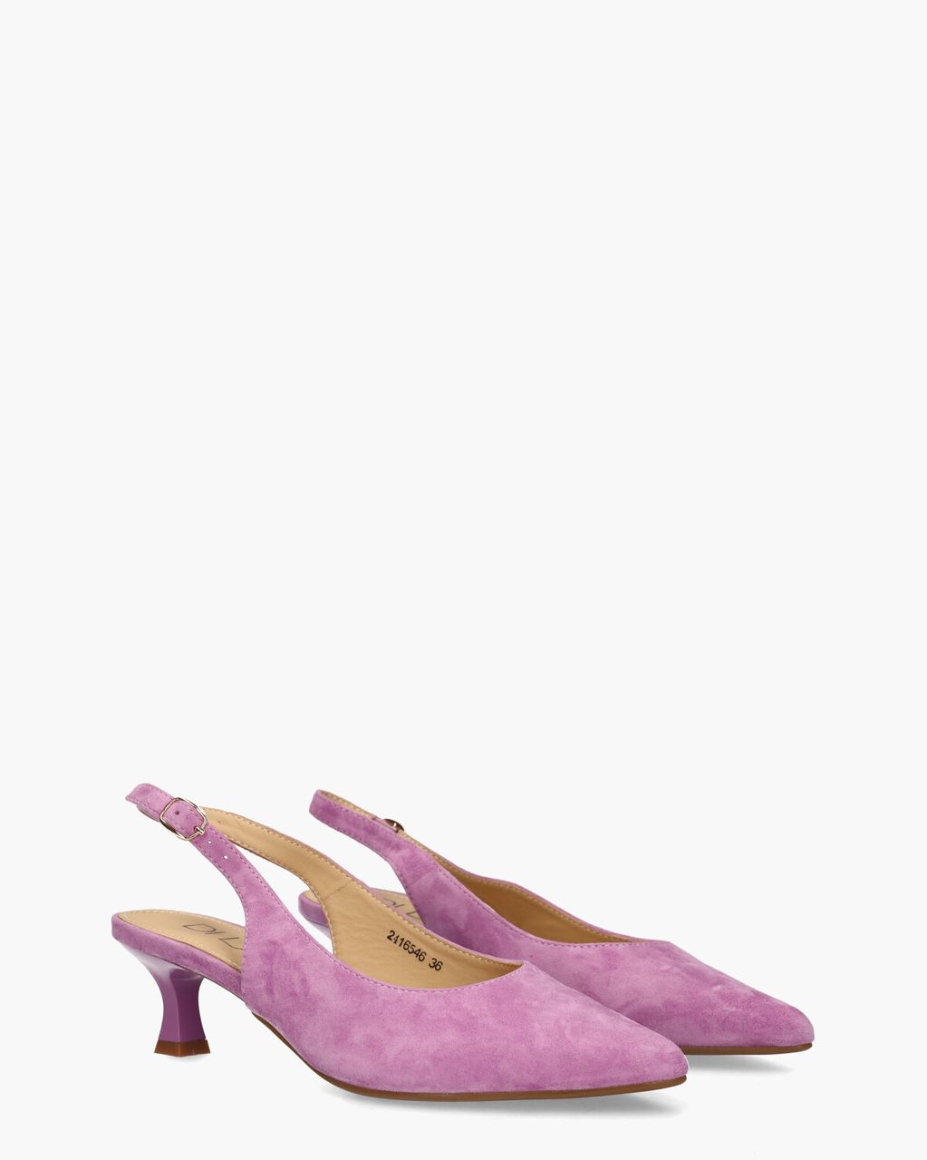 Di Lauro Rebecca Paars Dames Slingbackpumps