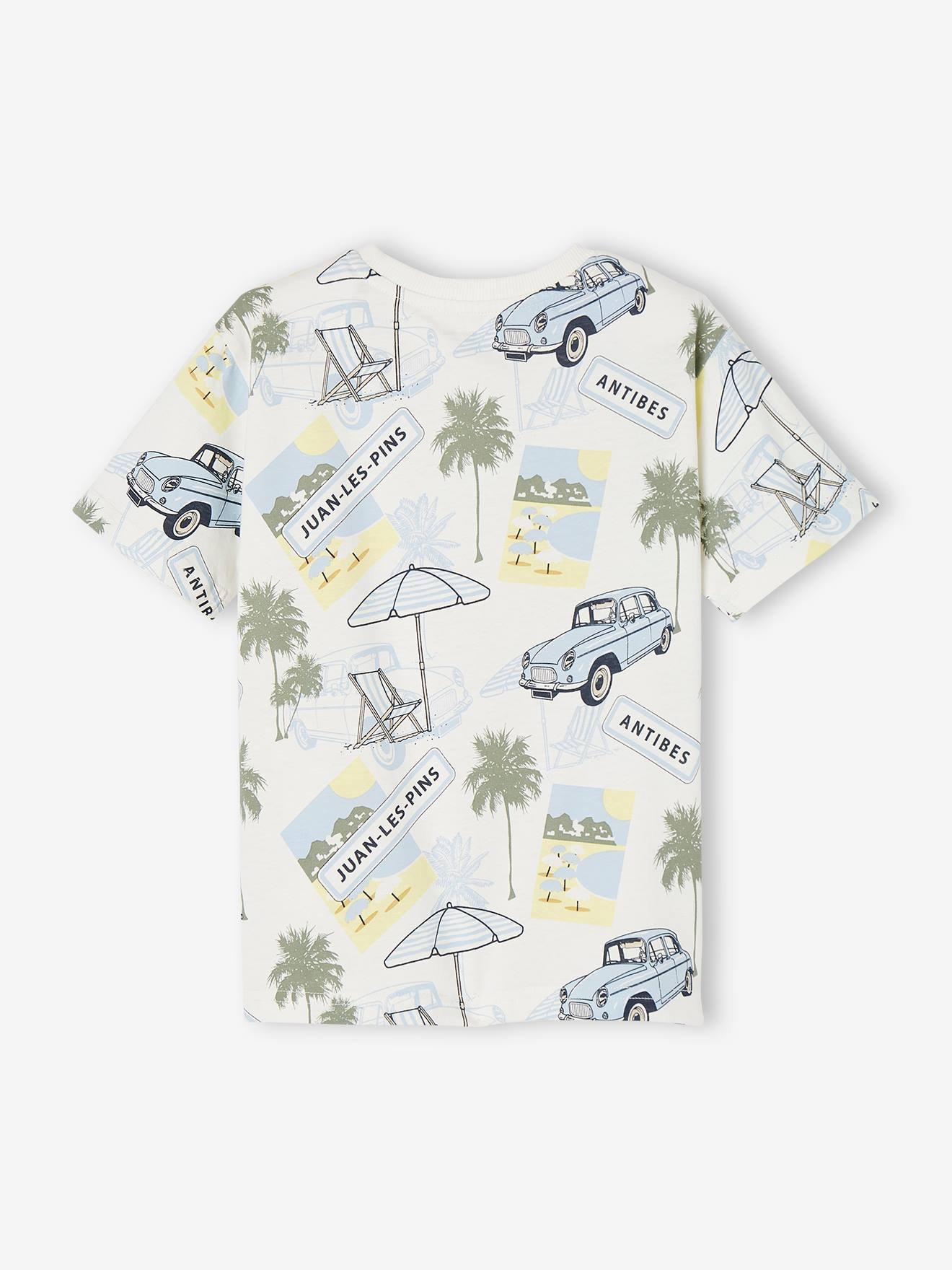 Camiseta branca estampada 