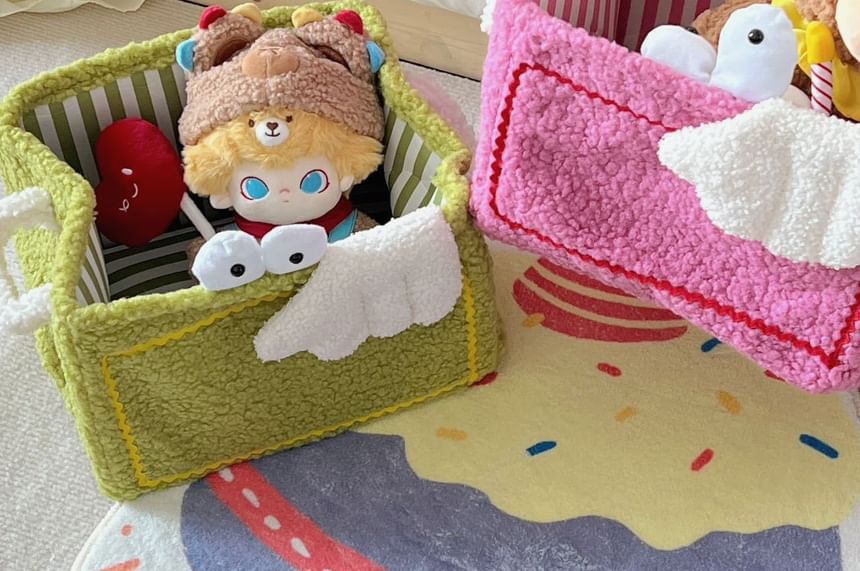 Casopic - Opvouwbare Chenille Bureau Organizer Mand (Verschillende Ontwerpen)