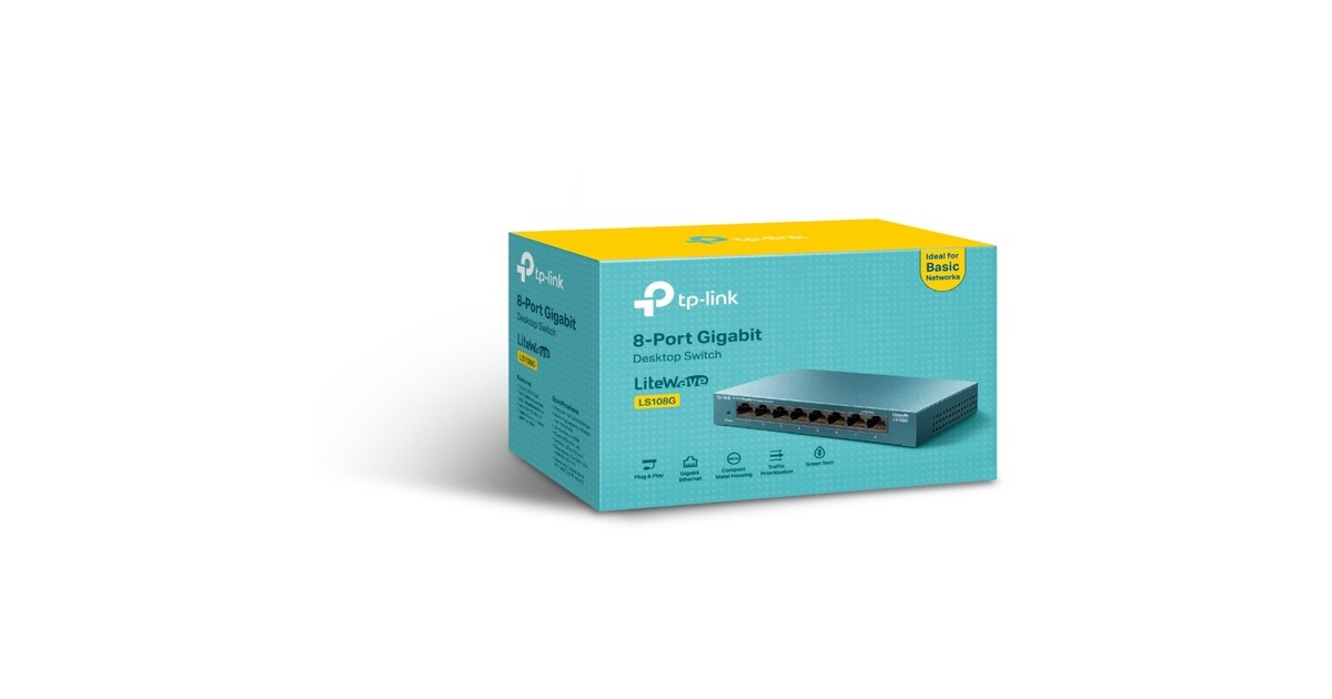 TP-LinkLiteWave LS108G switch  (Blauw)