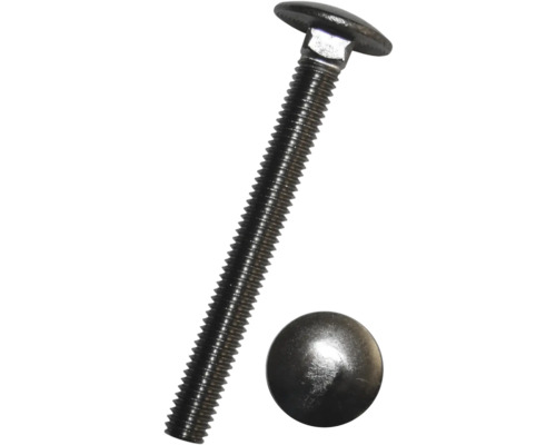 Slotbout zonder moer DIN 603 M6x30 mm RVS A2, 20 stuks