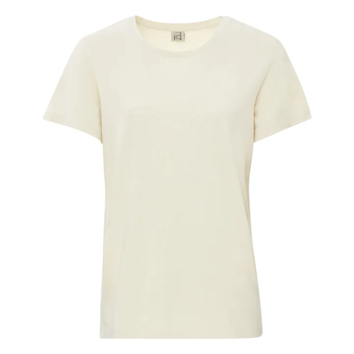 Baserange T-Shirt Soie Sauvage | Ecru