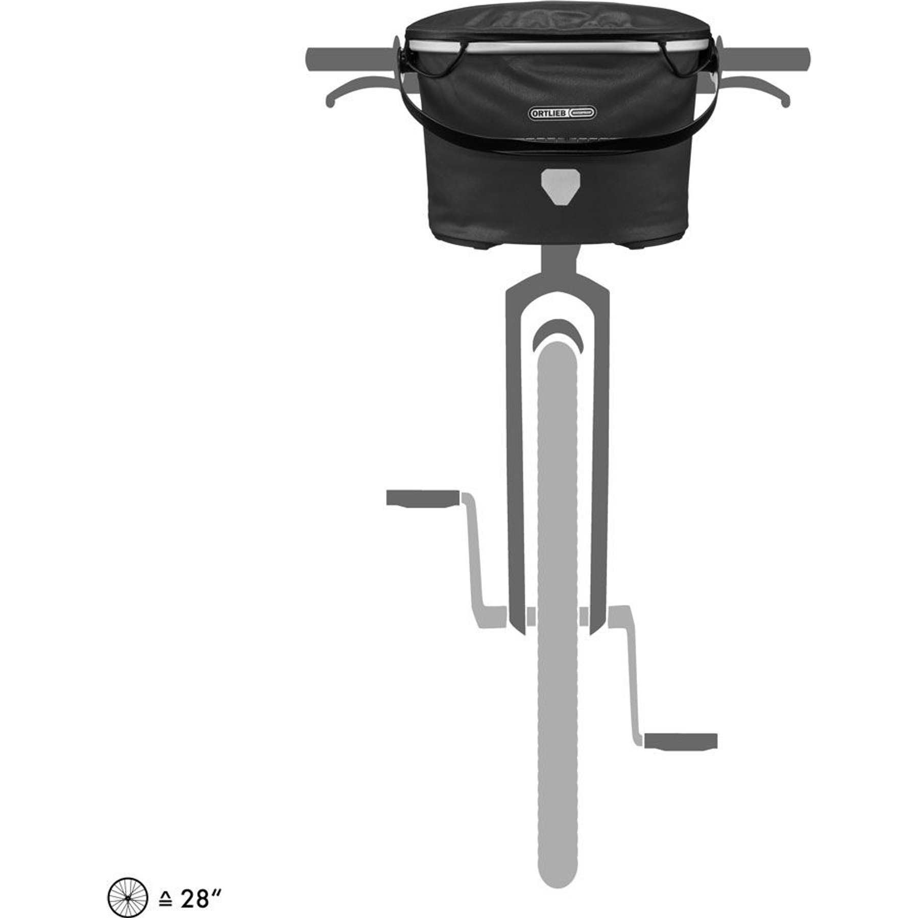 Ortlieb Up-Town Urban KLICKfix Fietsmand