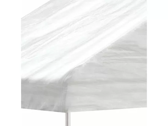Belvédère avec toit blanc 17,84x2,28x2,69 m polyéthylène