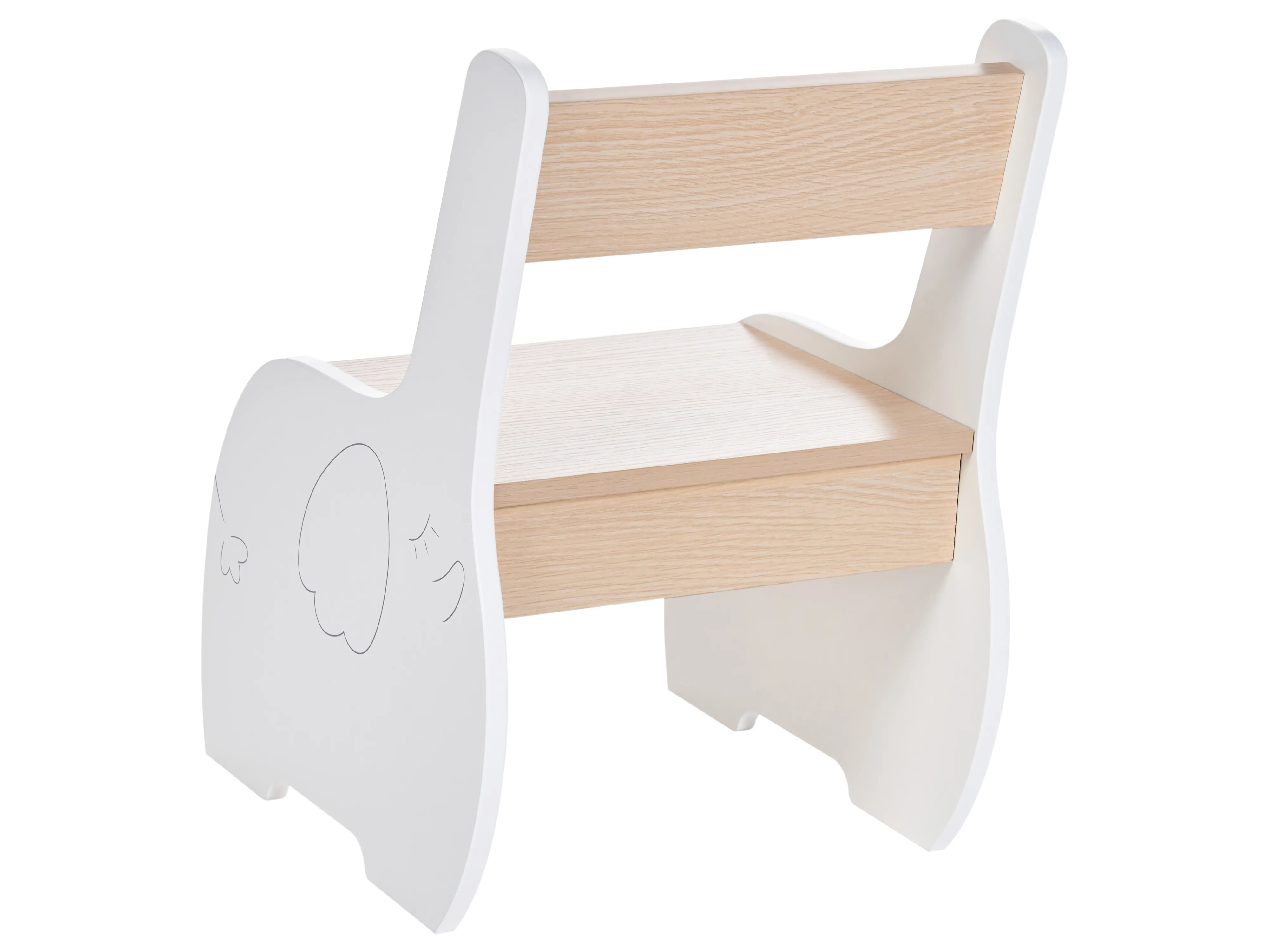 Kindertafel met stoelen LOYD Wit