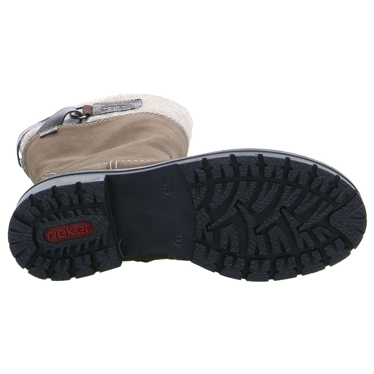RIEKER Stiefel Braun Lederimitat  mit Rieker-TEX