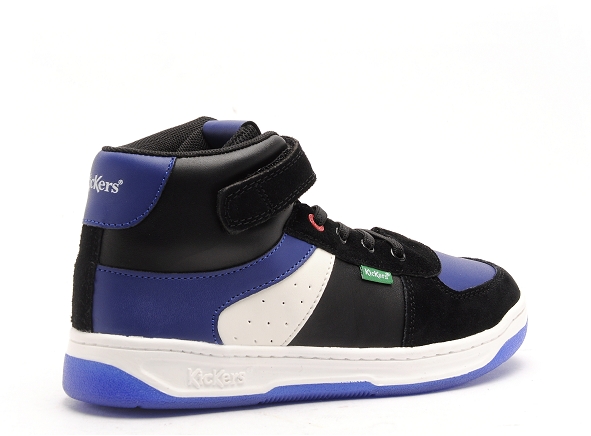 Kickers boots bottine enfant kickalien noir