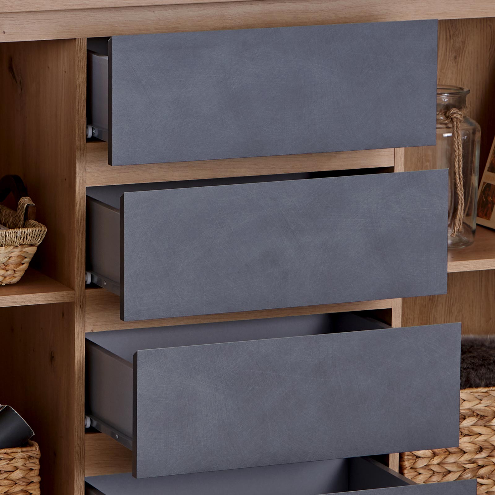 Sideboard - Artisan Eiche - Matera - 143 cm