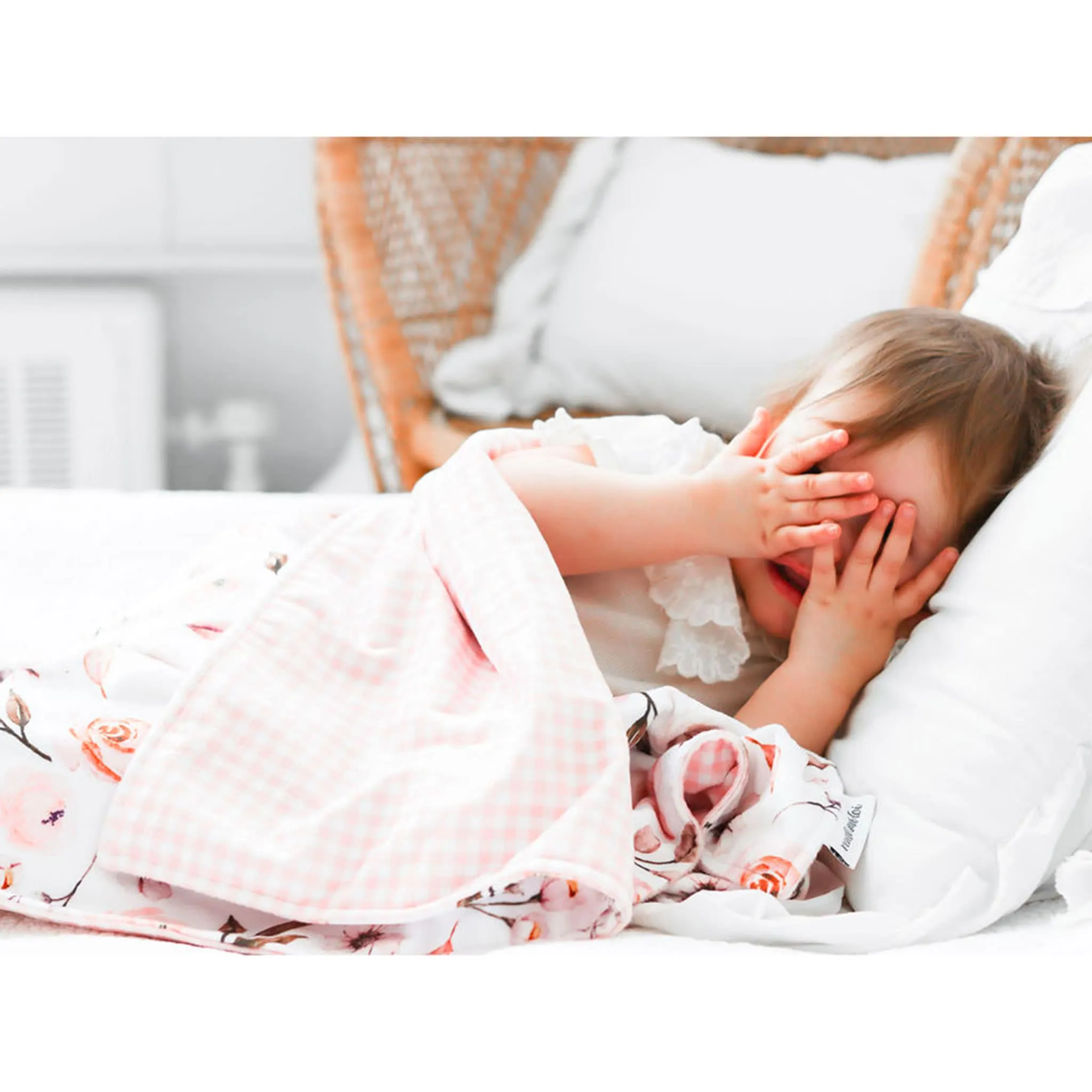 Veille sur Toi Petite Couverture Minky - Arabelle