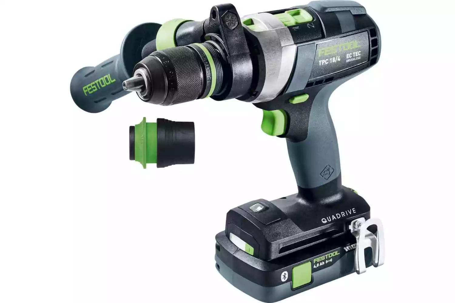 Festool TPC 18/4 5,0/4,0 I-Plus 18V Li-Ion accu klopboormachine set (1x 4,0Ah & 1x 5,0Ah) in systainer - 75Nm