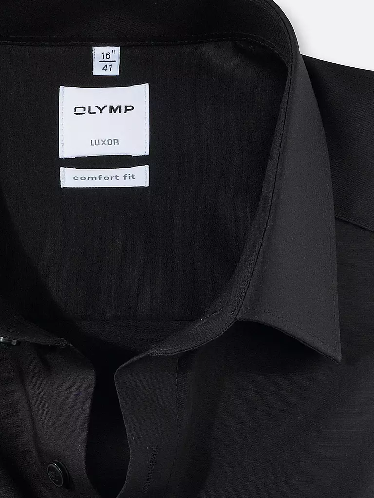 OLYMP Hemd Regular Fit  schwarz