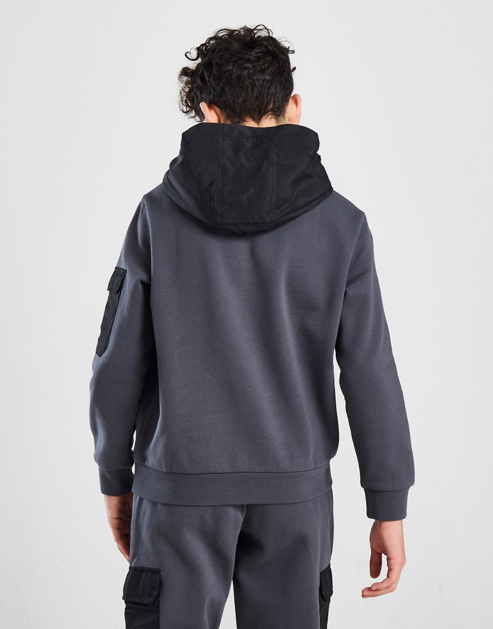 Emporio Armani EA7 Sweat à Capuche Overlay Junior