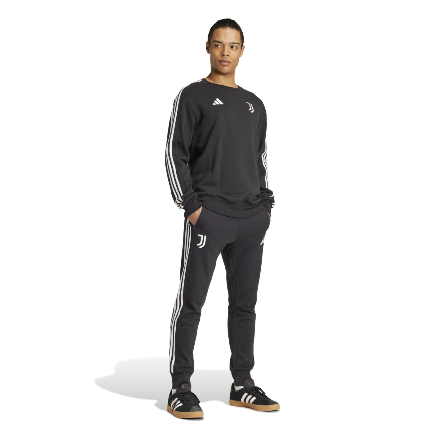 Adidas Juventus DNA Joggingbroek 2024-2025 Zwart Wit