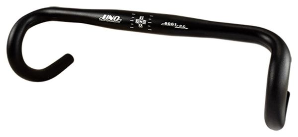 CINTRE ROUTE ALU D31.8  40 AXE/AXE (42 EXTERIEUR) NOIR COMPACT (PROF.75MM/HT.120MM)