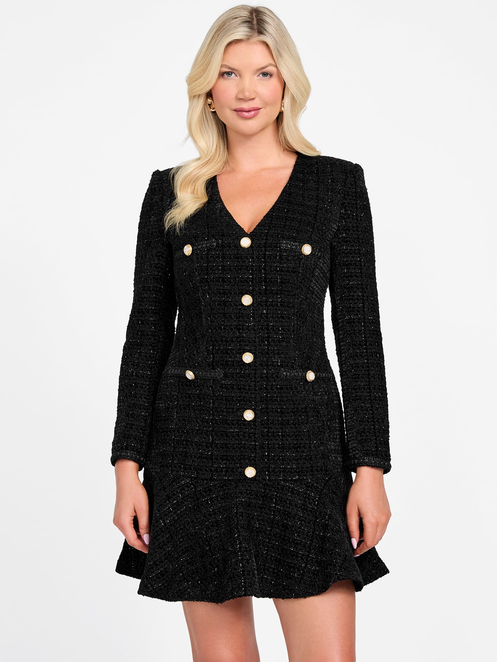 Vestido curto Eco Sue Boucle