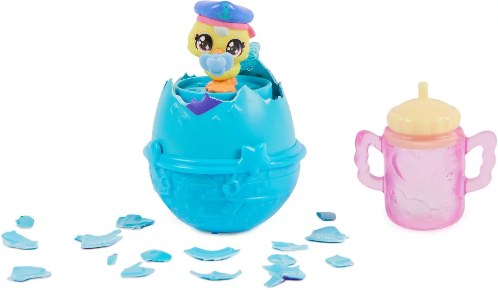 HATCHIMALS - PACK DE 1 HATCHIMALS + BIBERON