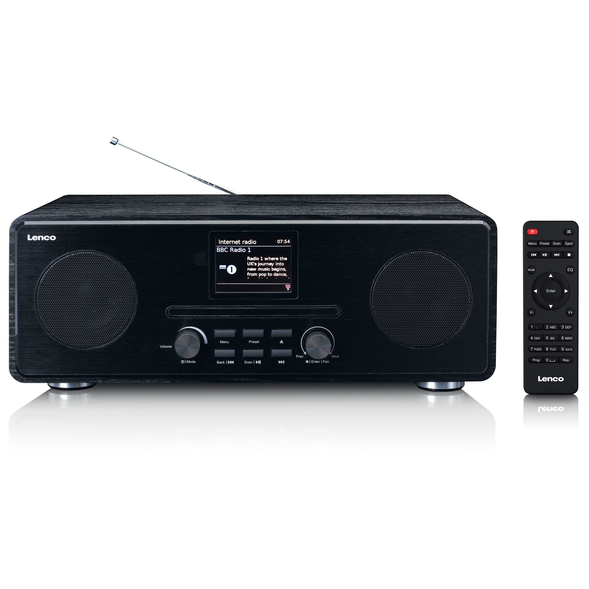 Lenco DIR-261BK Internet / DAB+ FM radio