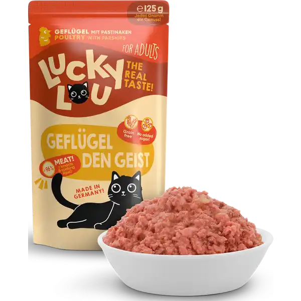 Adult Geflügel mit Pastinaken