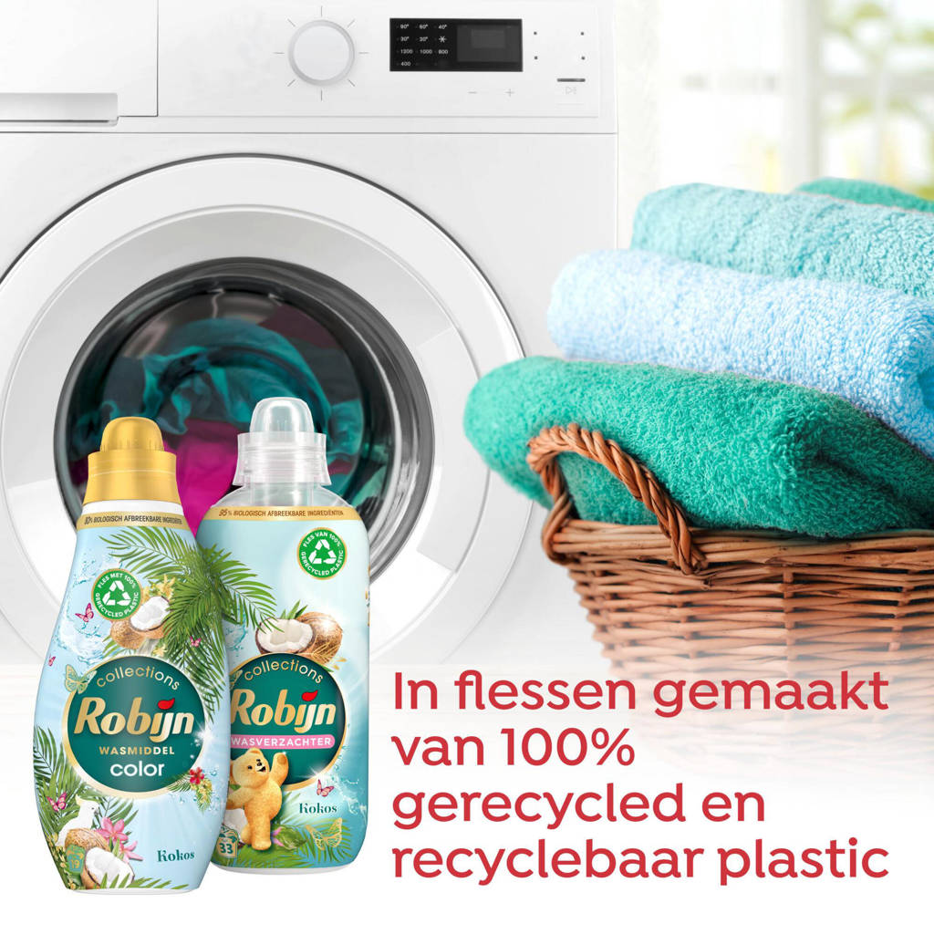 wasmiddel en wasverzachter pakket - Kokos - set van 5 - 60 wasbeurten