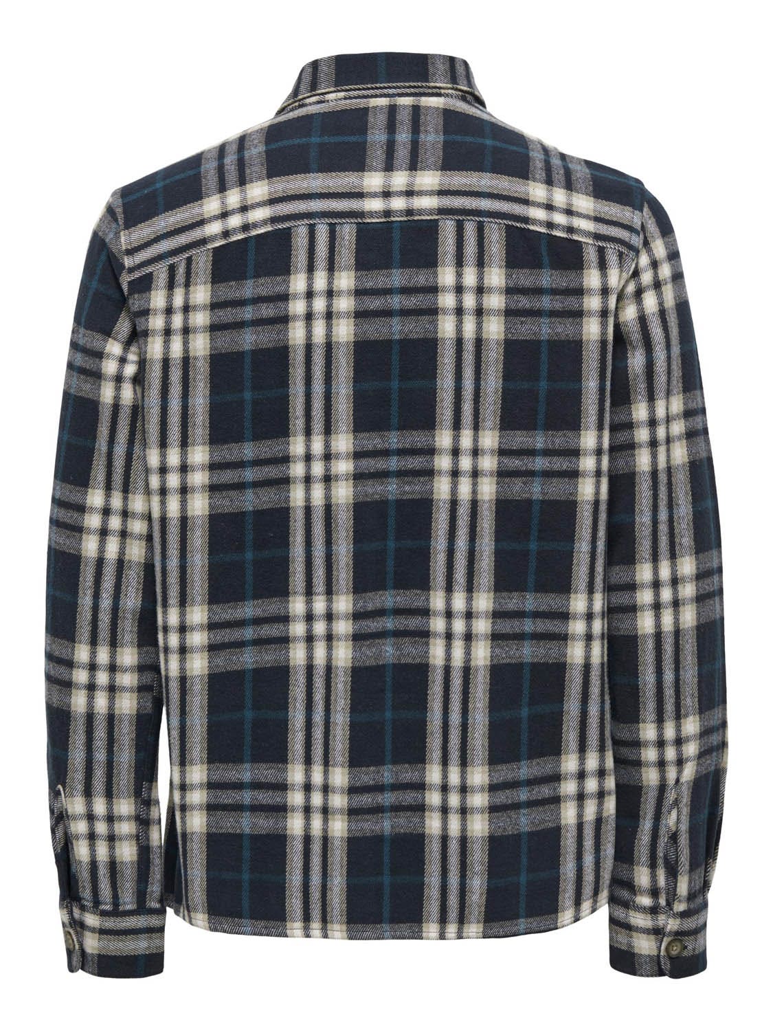 Only & Sons  Scott Check Flannel Overshirt
