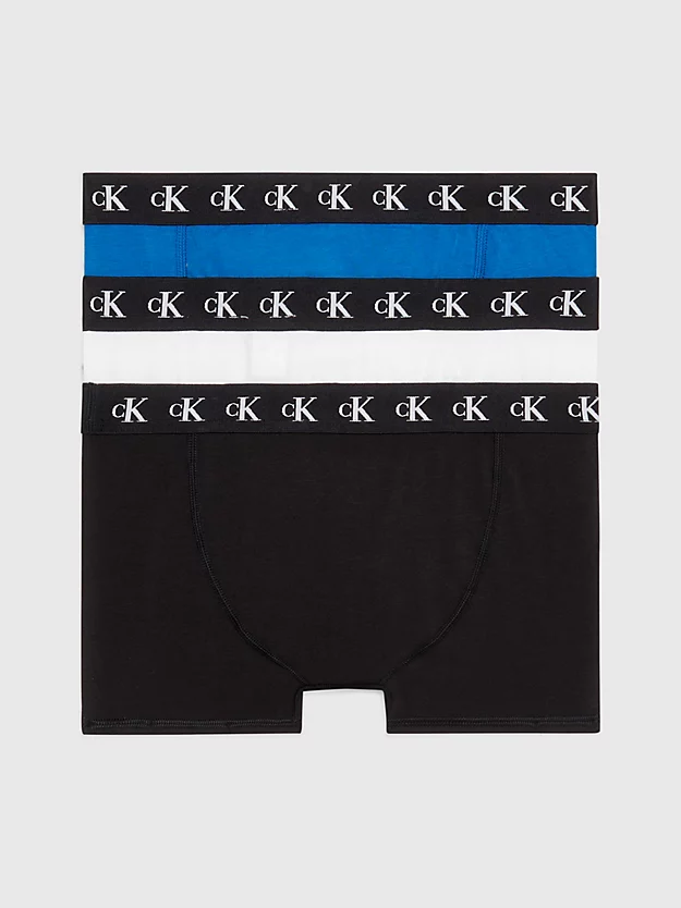 Conjunto de 3 Cuecas Boxer Infantis - Monograma CK